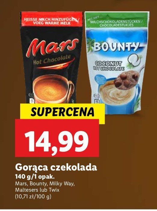 Napój czekoladowy w proszku Twix promocja