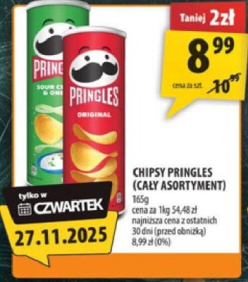 Chipsy Pringles cały asortyment promocja w Arhelan