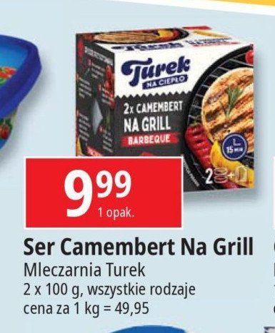 Camembert na grill + sos barbeque Turek naturek Turek 123 promocja