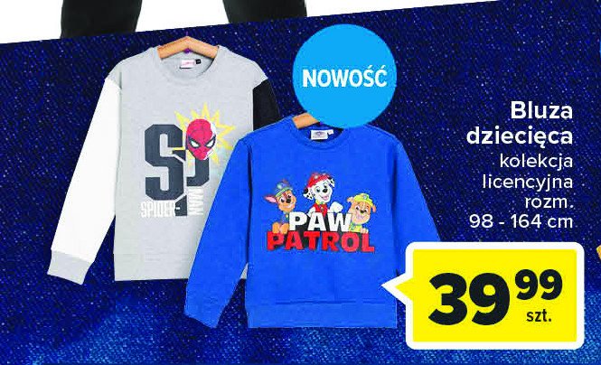 Bluza dzieci臋ca 98-164 cm psi patrol promocja