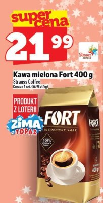 Kawa mielona Fort 400 g promocja w TOPAZ