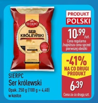 Ser królewski SIERPC w kostce promocja w Aldi
