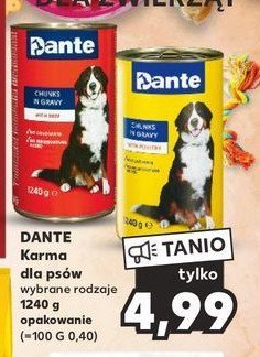 Karma dla ps贸w drobiowa Dante promocja
