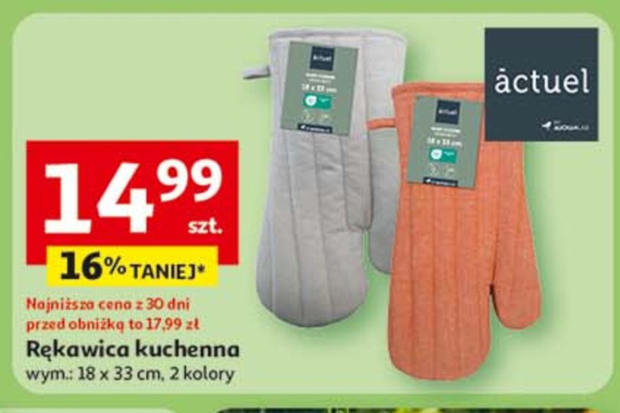 Rękawica kuchenna Actuel promocja w Auchan