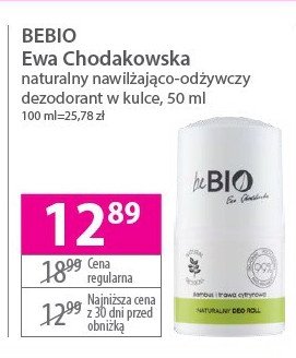 Dezodorant bambus i trawa cytrynowa Be bio promocja