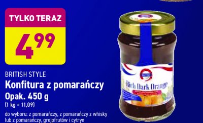 Konfitura pomarańczowa ze skórą pomarańczy British style promocja