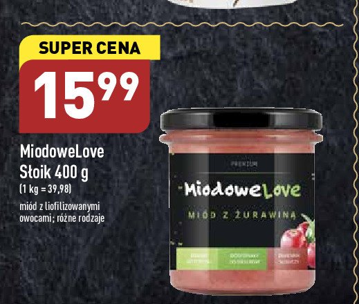 Mi贸d z 偶urawin膮 MIODOWE LOVE Manufaktura piwna promocja