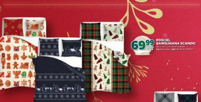 Pościel bawełniana Scandic 160 x 200 cm promocja w Stokrotka