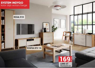 SZAFKA RTV 1S 138x49x40 cm promocja w Merkury Market