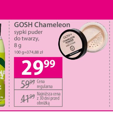 Sypki puder do twarzy Gosh chameleon promocja