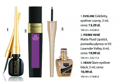 Eyeliner Hean glam Hean cosmetics promocja