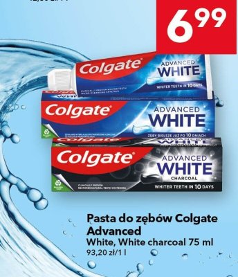 Pasta do zębów Colgate Advanced White charcoal promocja w LEWIATAN