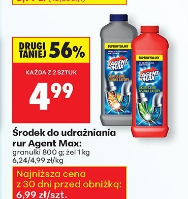 Żel do udrażniania rur  promocja w Biedronka