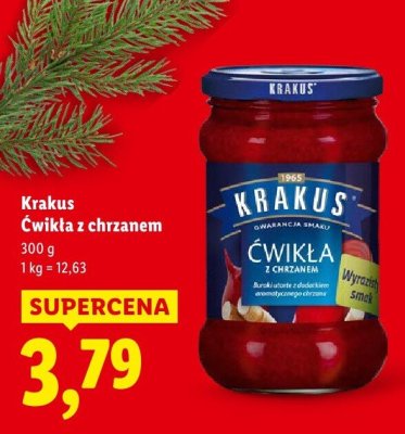 Ćwikła z chrzanem Krakus promocja w Lidl