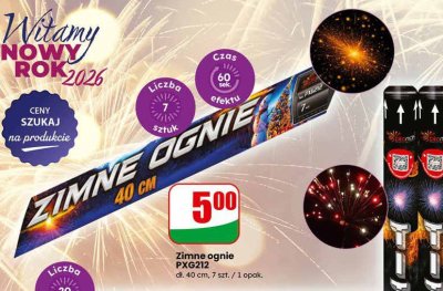 Zimne ognie PXG212 promocja w Dino