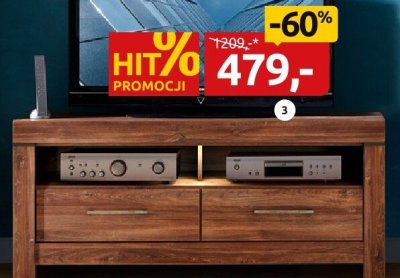 Szafka RTV RTV2S/6/14 promocja w Black Red White