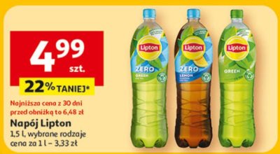 Napój 1.5L Lipton promocja w Auchan