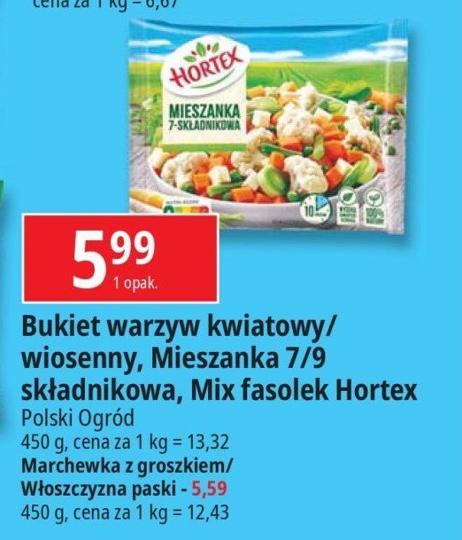 Bukiet warzyw wiosenny Hortex promocja