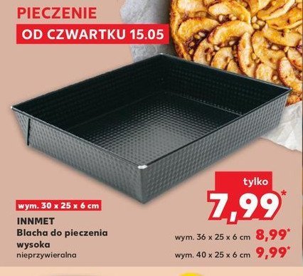 Blacha do pieczenia wym. 36 x 25 x 6 cm promocja