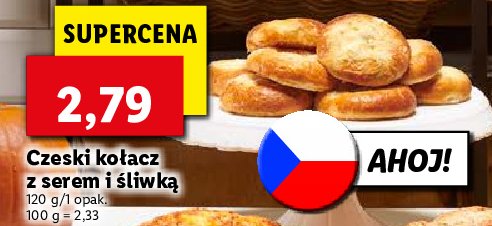 Kołacz czeski z serem i śliwką promocja
