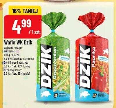 Wafle WK Dzik promocja w POLOmarket