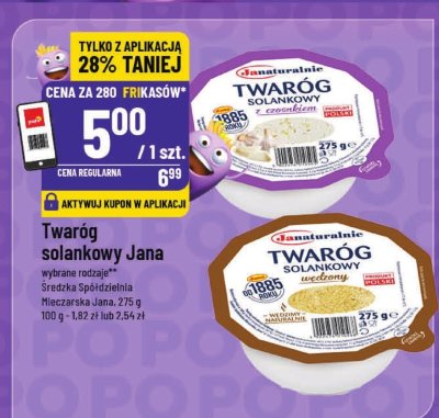 Twaróg solankowy  promocja w POLOmarket
