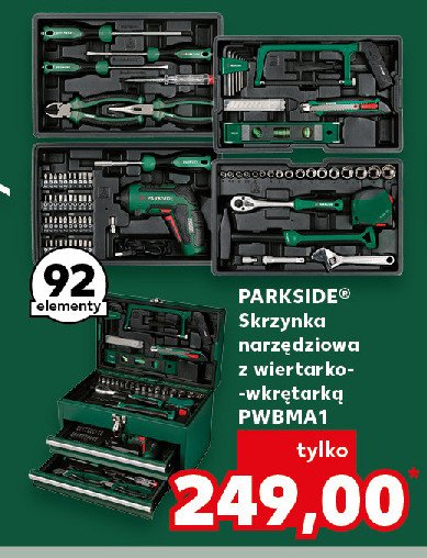 Skrzynka narzedziowa Parkside promocja