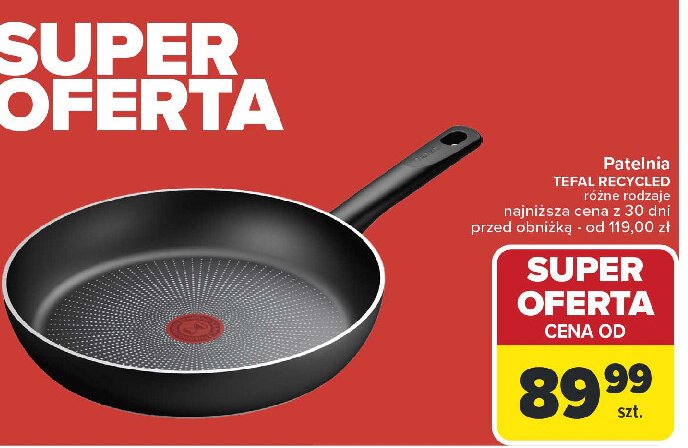 Patelnia so recycled Tefal promocja