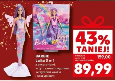 Lalka 3w1 z akcesoriami promocja w Kaufland
