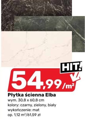 Płytka ścienna Elba Bricomarche promocja w Bricomarche