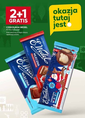 Czekolada Wedel różne rodzaje promocja w Stokrotka