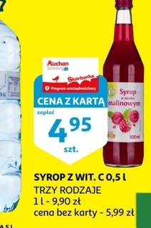 Syrop o smaku malinowym Podniesiony kciuk promocja