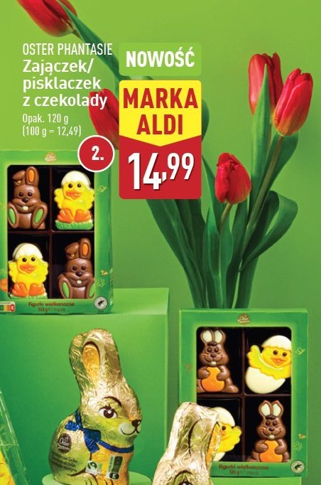 Figurki wielkanocne z czekolady Oster phantasie promocja