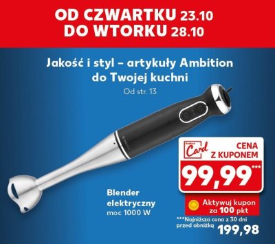 Blender elektryczny Ambition 1000 W promocja w Kaufland