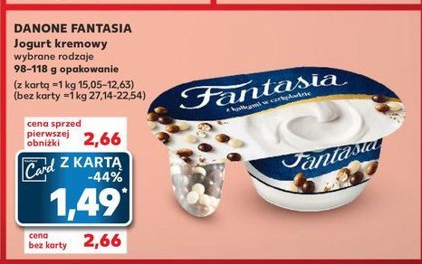 Jogurt z kulkami w czekoladzie Danone fantasia mousse promocja