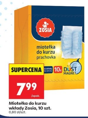 Miotełka do kurzu wkłady Zosia, 10 szt. promocja w Biedronka