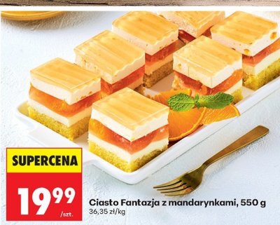 Ciasto Fantazja z mandarynkami, 550 g promocja w Biedronka