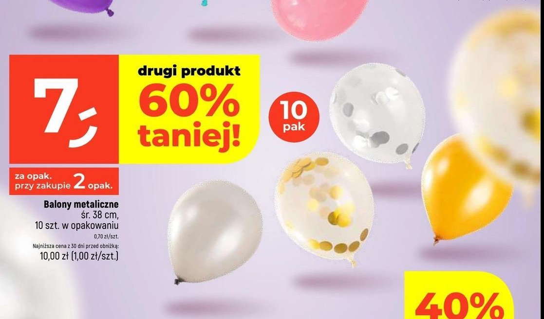 Balony metalizowane promocja