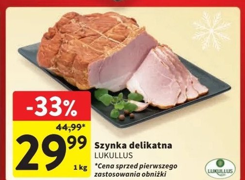 Szynka delikatna Lukullus promocja