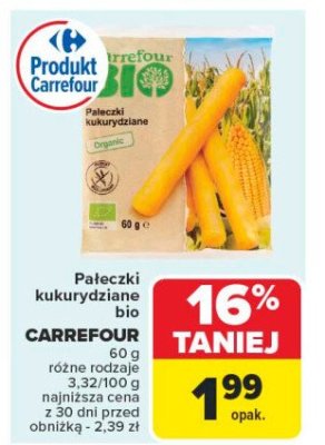 Pa艂eczki kukurydziane Carrefour bio promocja