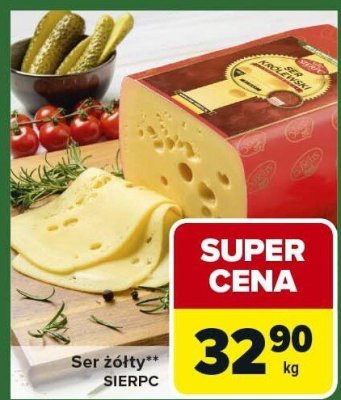 Ser żółty SIERPC promocja w Carrefour Express