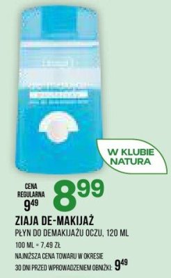 Płyn Ziaja De-Makijaż do demakijażu oczu, 120 ml promocja w Drogerie Natura