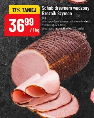 Schab drewnem wędzony Rzeźnik Szymon promocja w POLOmarket