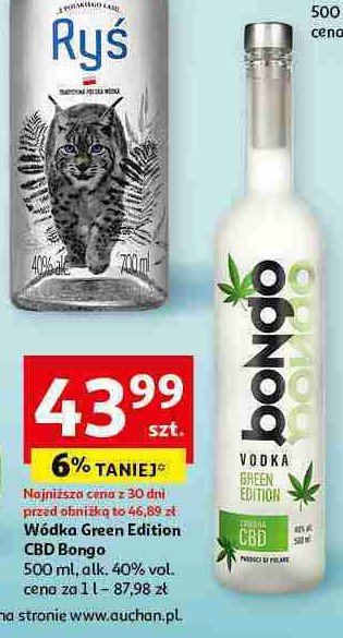 Wódka Bongo green edition promocja