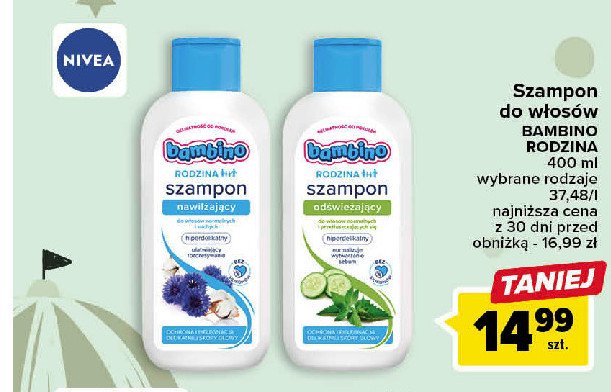 Szampon do w艂os贸w nawil偶aj膮cy Bambino rodzina promocja