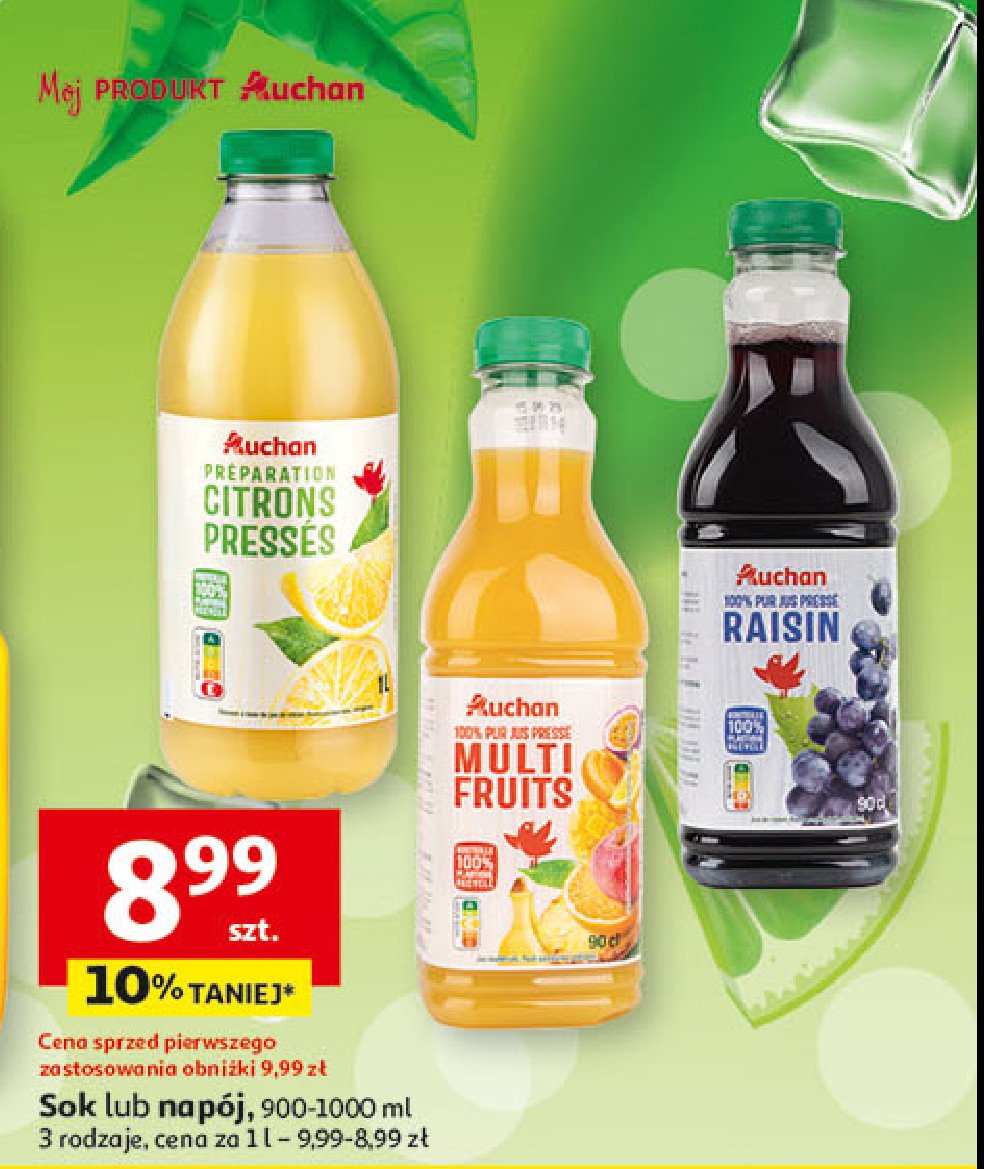 Sok winogronowy Auchan promocja