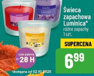 Świeca zapachowa 28 h promocja w POLOmarket