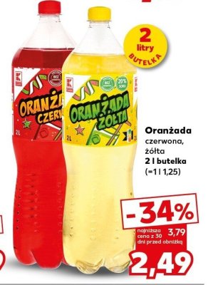 Napój Oranżada czerwona 2 l  promocja w Kaufland