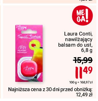 Balsam do ust tequila sunrise Laura conti promocja