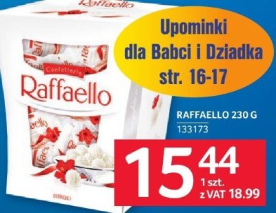 Raffaello 230g promocja w Selgros